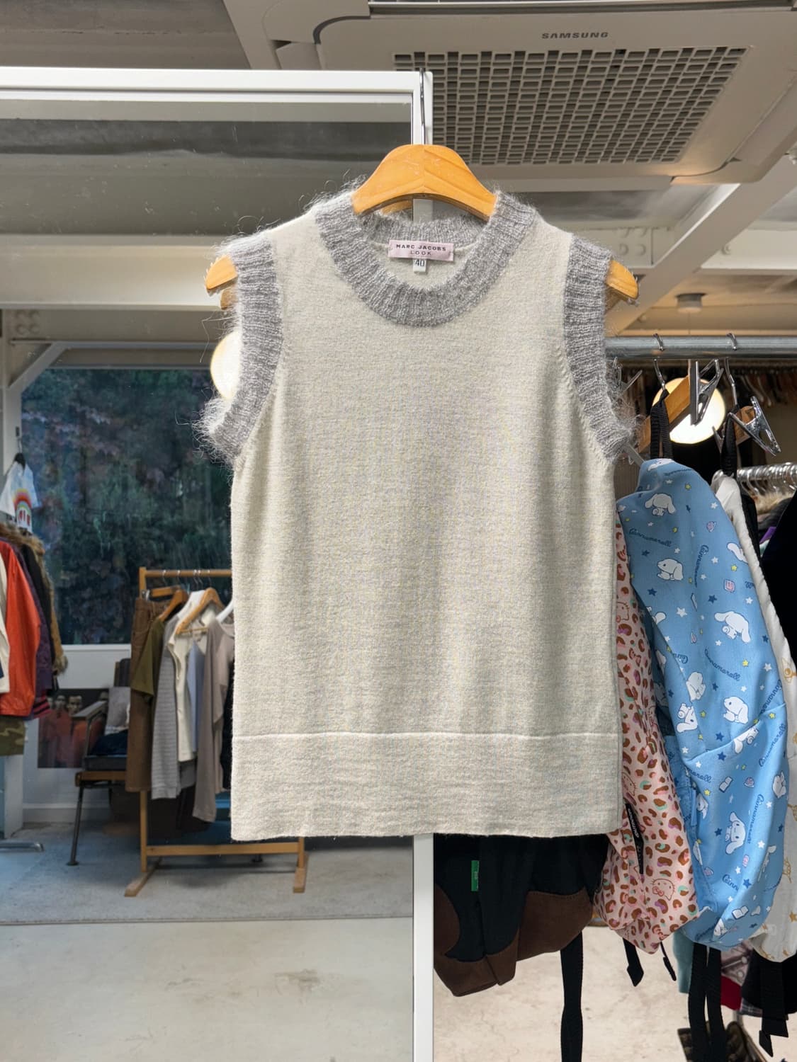 마크 제이콥스 룩 모헤어 가디건,베스트 상품이미지4