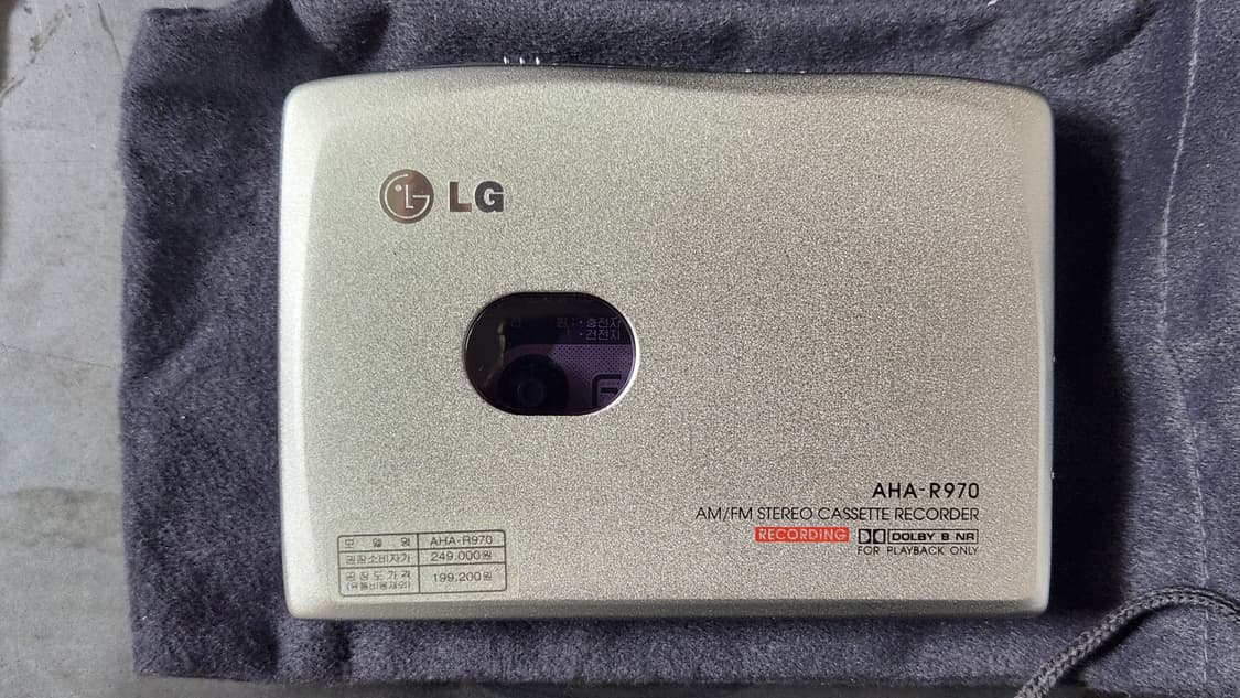 AHHA FREE 아하프리 R970S 카세트 (벨트고장) 미사용 풀박스 상품이미지1