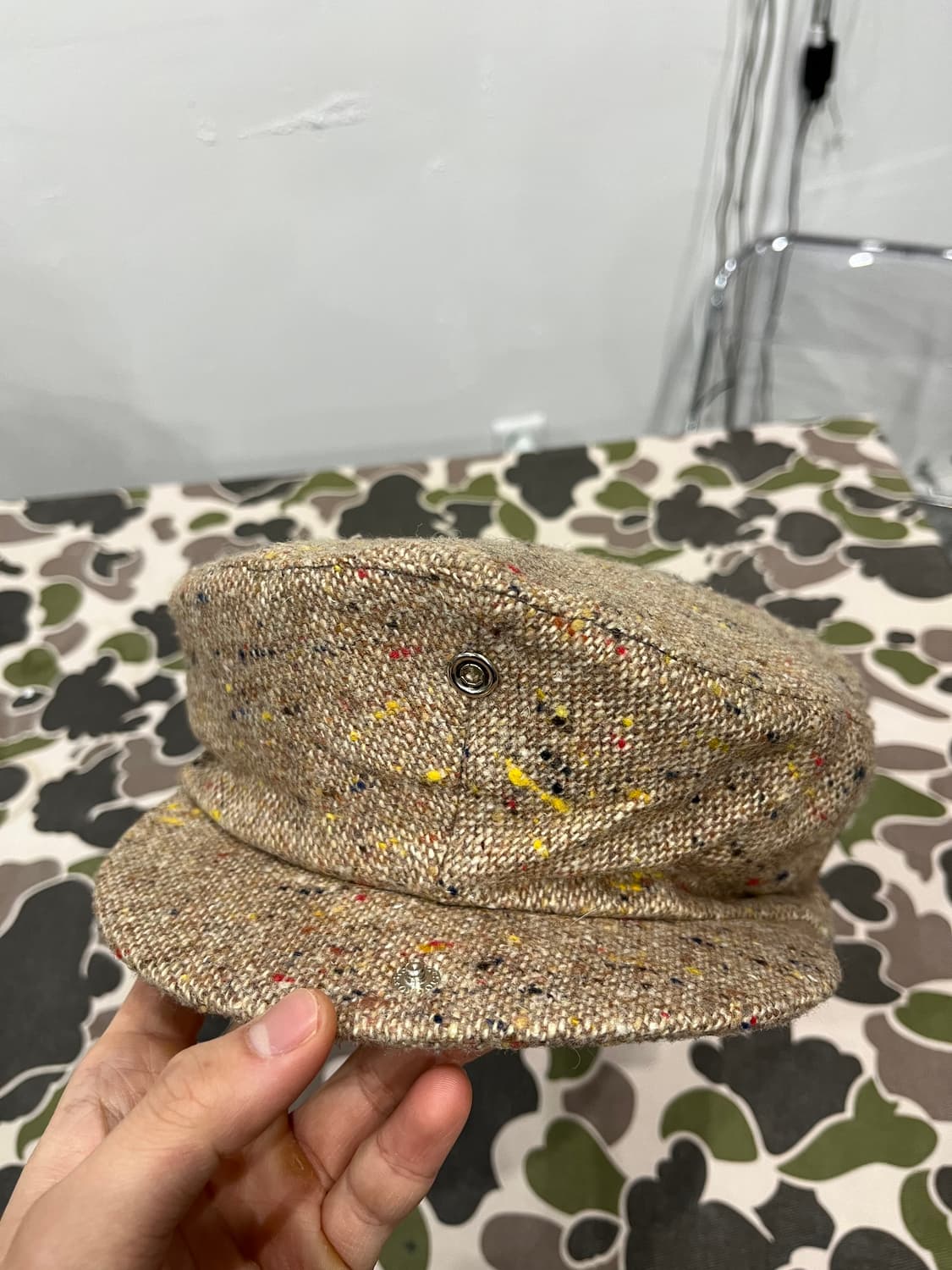 Stetson 스텟슨 울 트위드 헌팅캡 모자 MADE IN USA (S) 상품이미지3