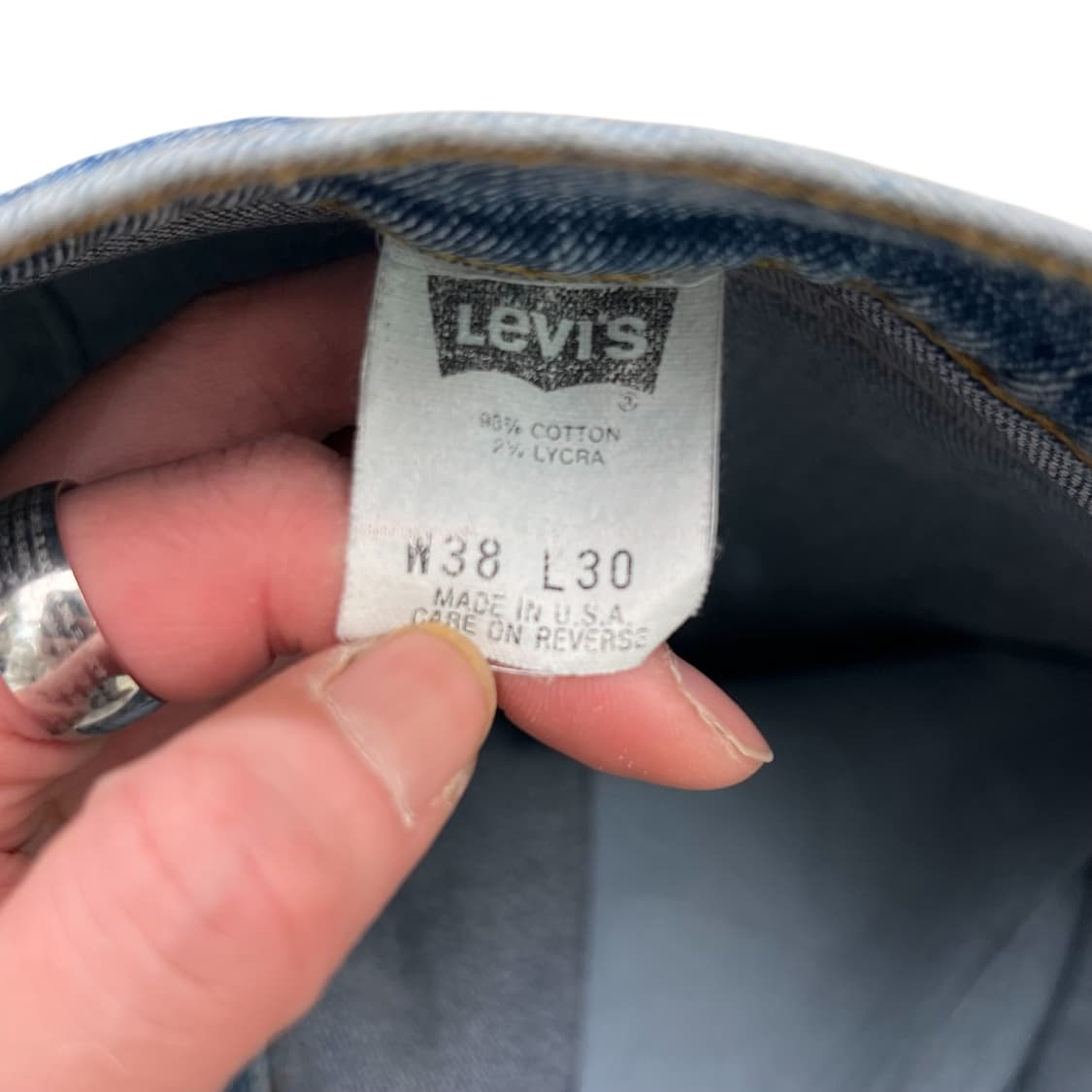 usa 리바이스 505 오렌지탭 데님팬츠 r2120 상품이미지7