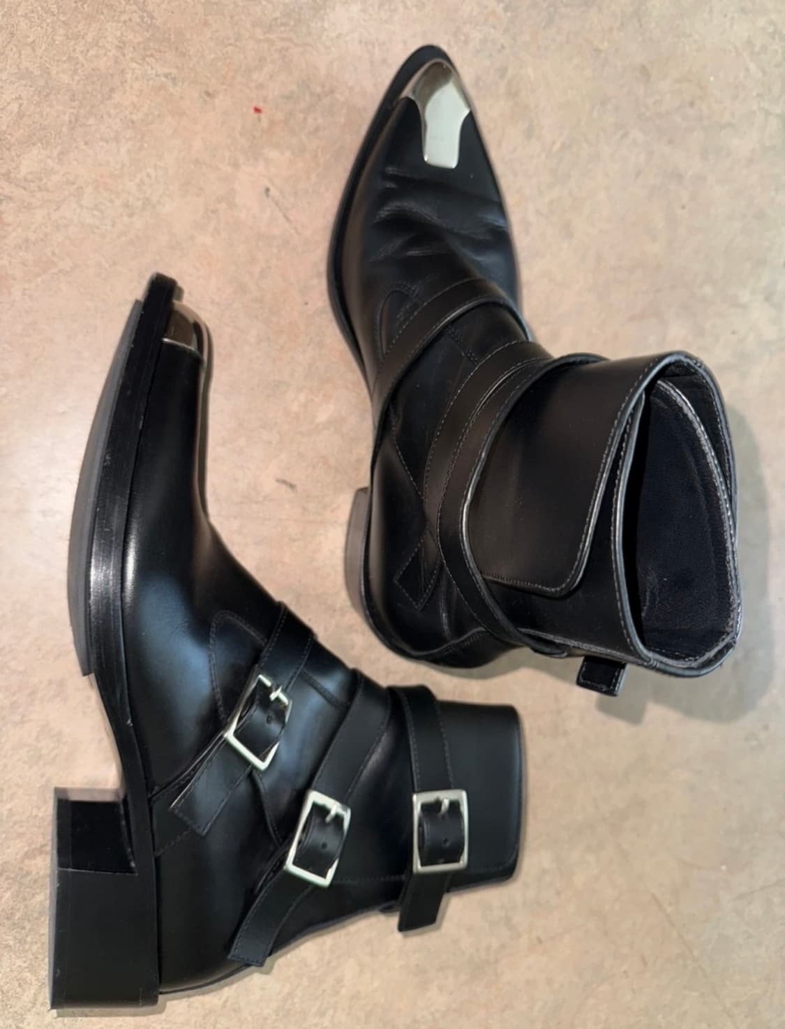 Alexander McQueen 알렉산더 맥퀸 메탈 스트랩 부츠 상품이미지5