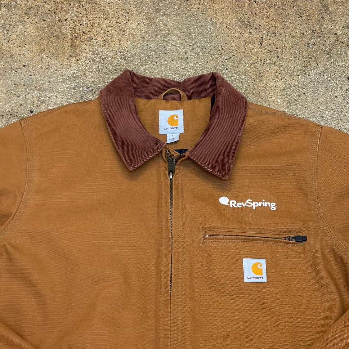 새상품급 10s USA 빈티지 칼하트 디트로이트 자켓 덕액티브 자켓 상품이미지3