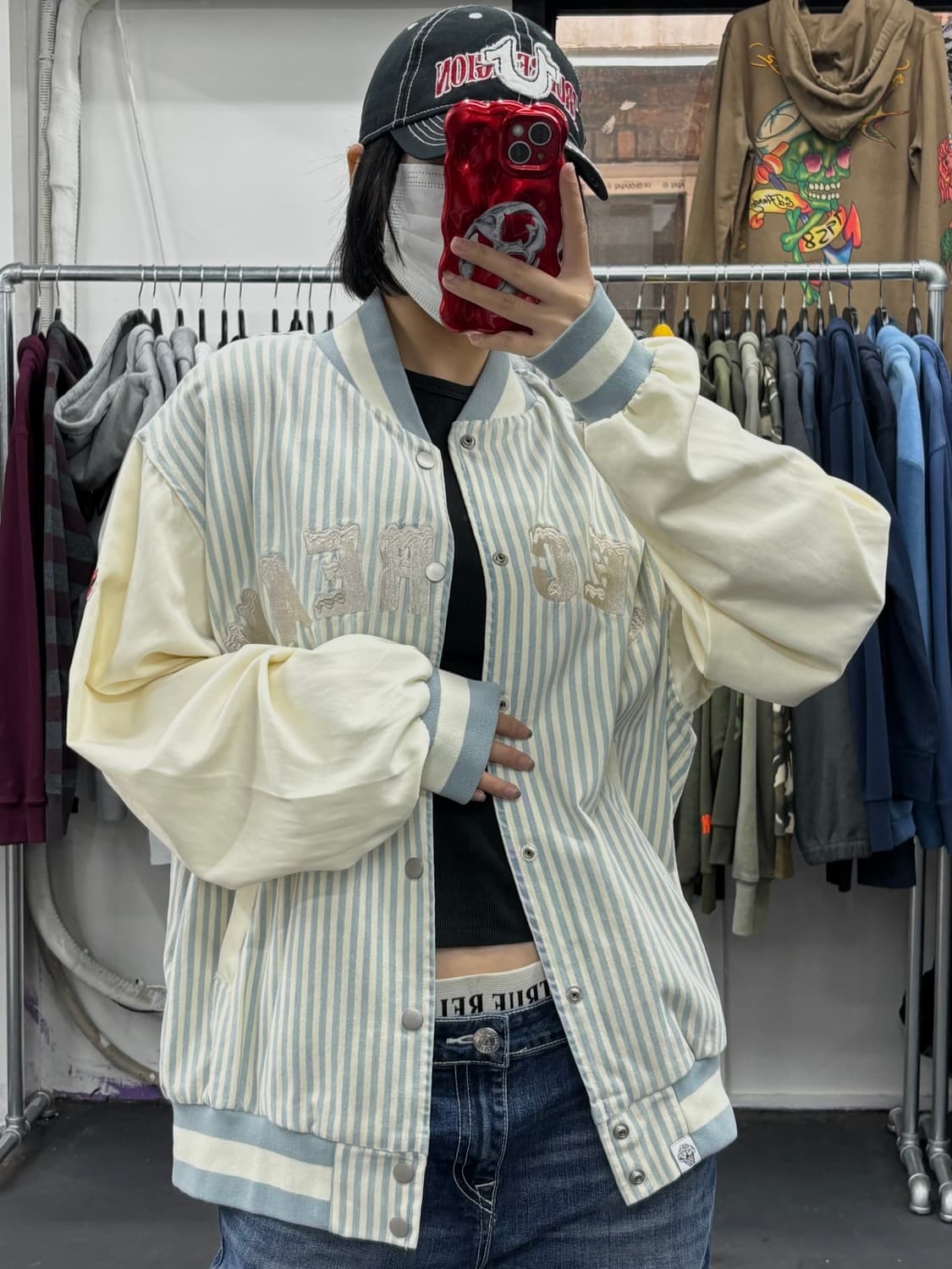 BBC 아이스크림 코튼 블루종 자켓 상품이미지3