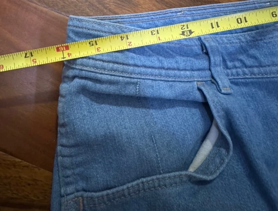 1970-80 빈티지 랭글러 청바지 36x29 made in USA 상품이미지5