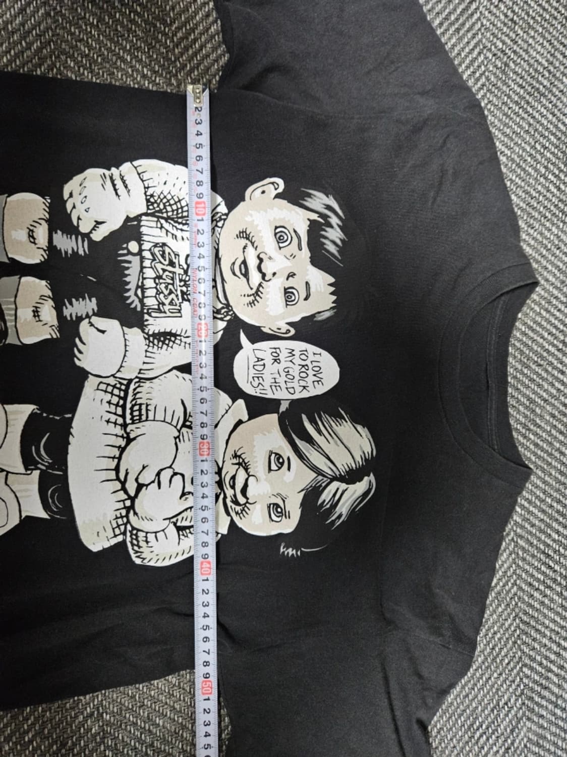 스투시 x 파운드 빈티지 반팔 블랙 상품이미지6