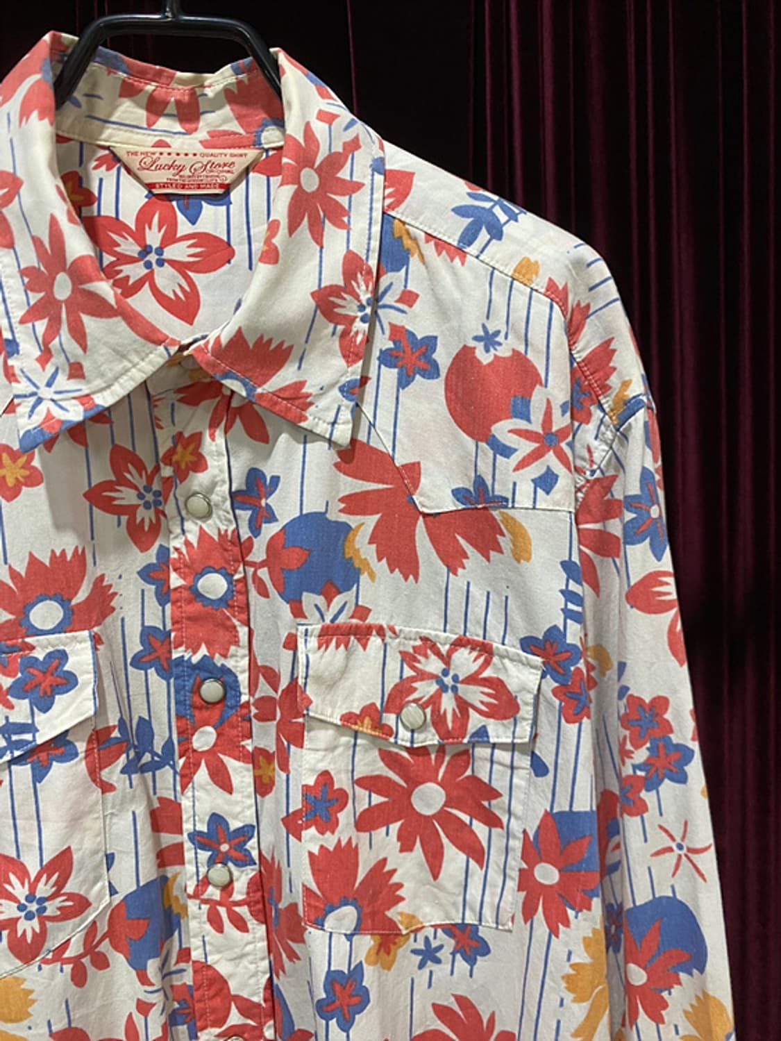 LUCKY STORE floral western shirt 상품이미지2