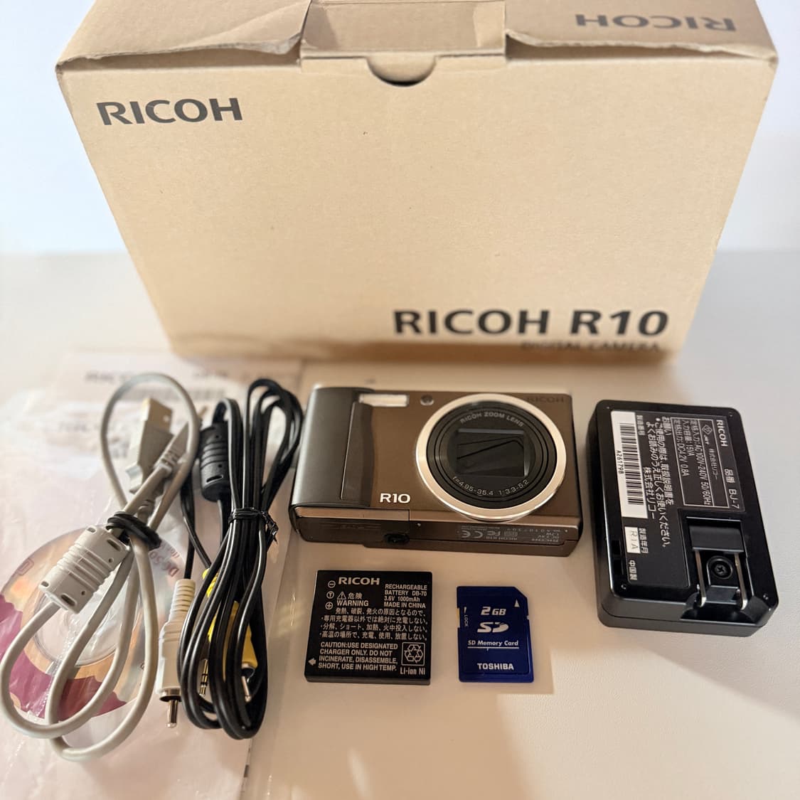 ✨풀세트 박스✨  Ricoh 리코 r10 브라운 빈티지디카 상품이미지8