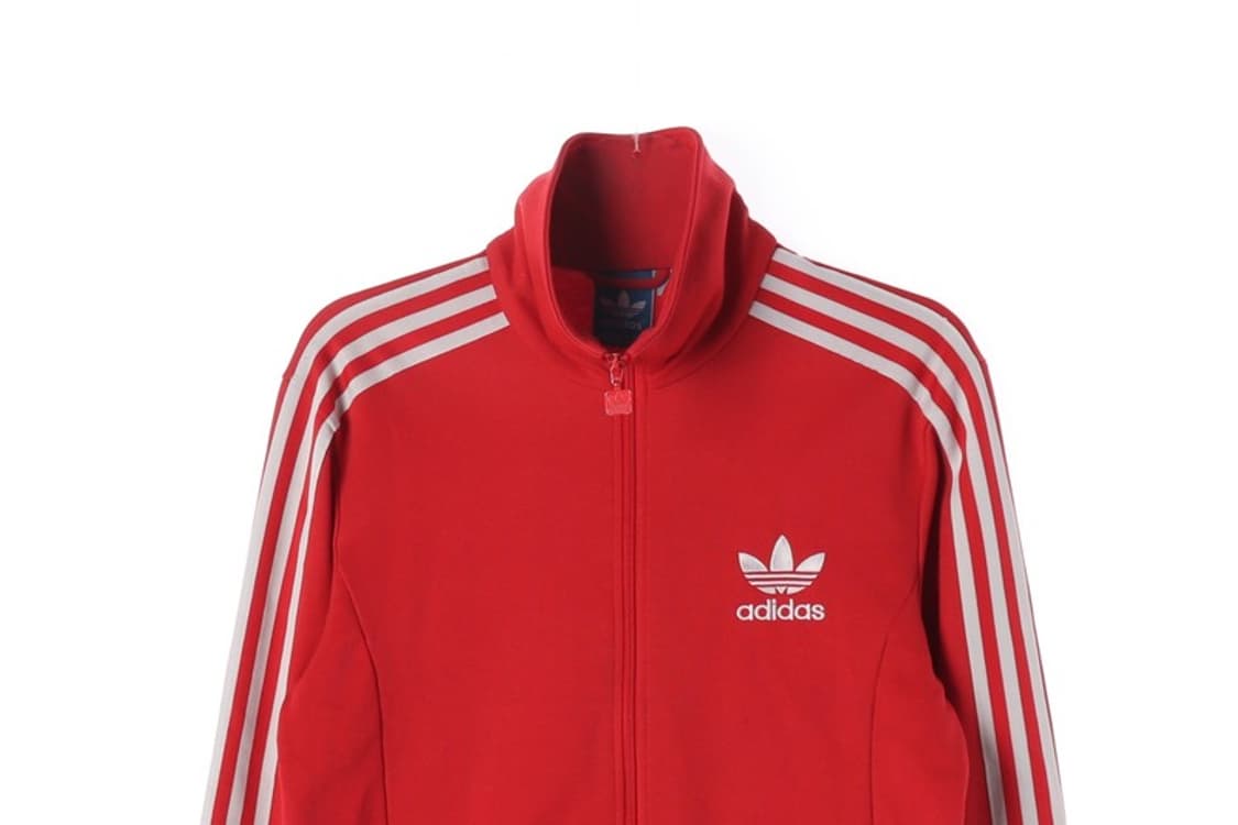 아디다스 올드스쿨 트레포일 트랙탑 져지 레드 L 상품이미지3