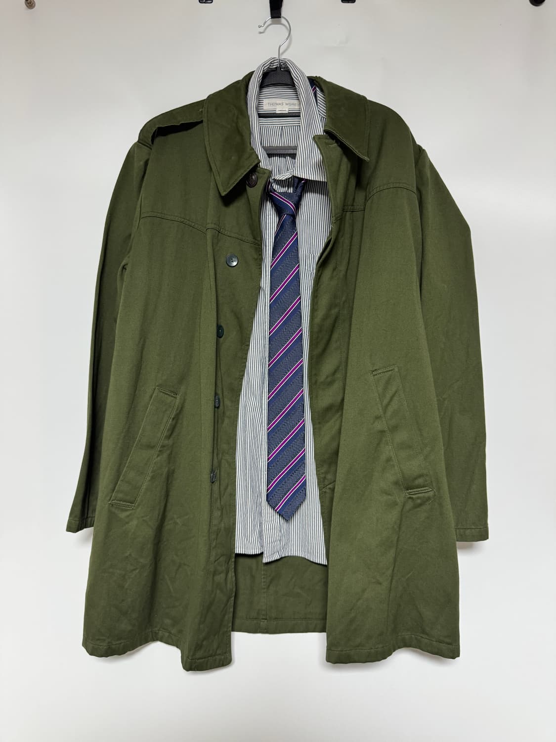 50s US Army OG-107 미군장교 코트 100-105 상품이미지1