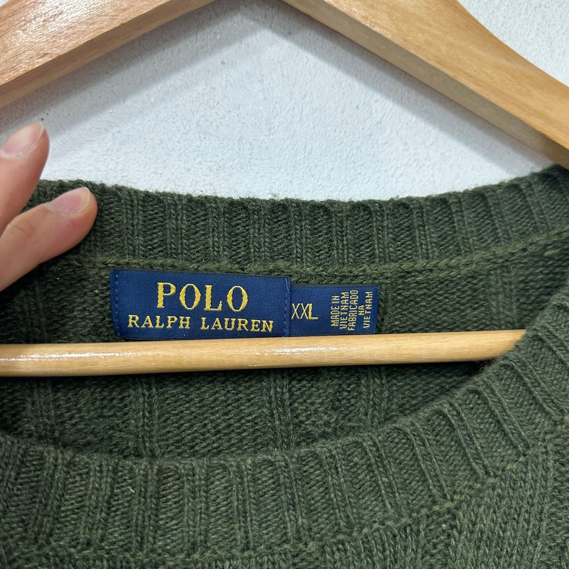 폴로 랄포로렌 꽈배기니트 상품이미지3