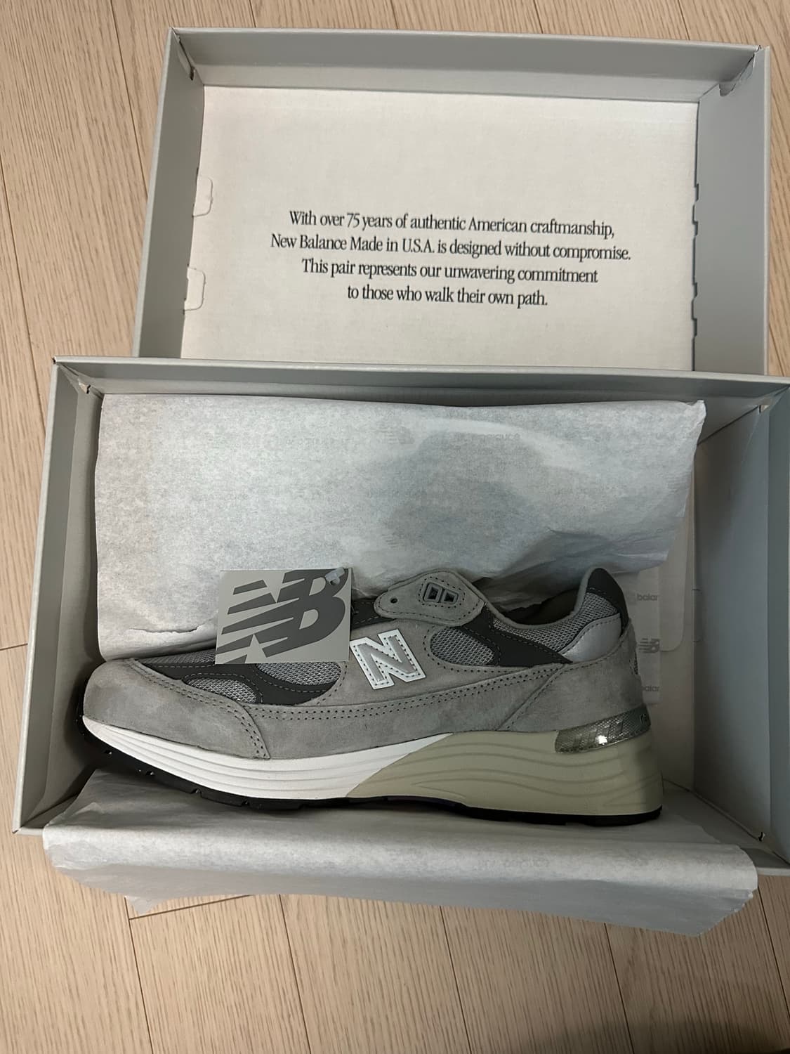 뉴발란스 992 그레이 260사이즈 새상품  상품이미지1