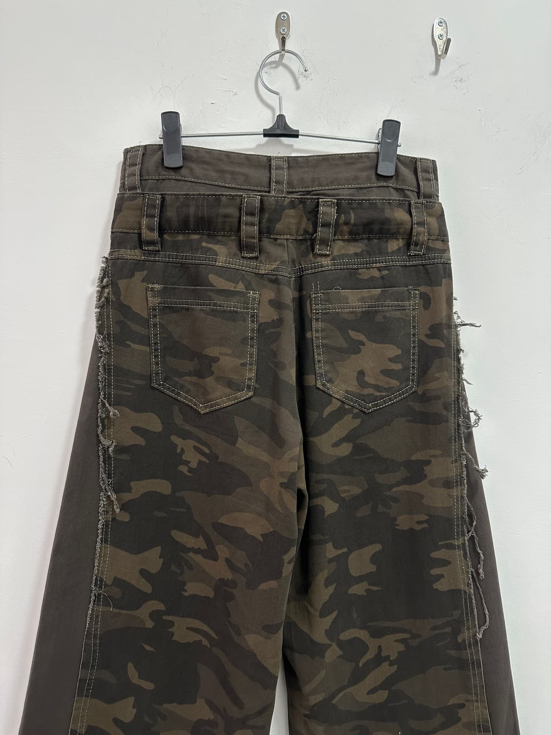 Camo fake layered high waisted destroyed 상품이미지9