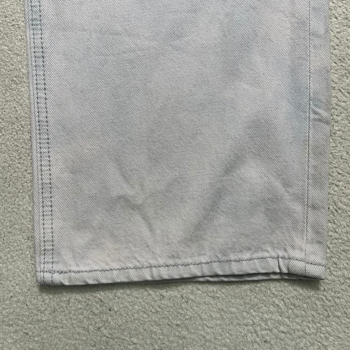 [새상품] Martin Plan 아이스 블루 스트레이트 데님 팬츠 XL 상품이미지3