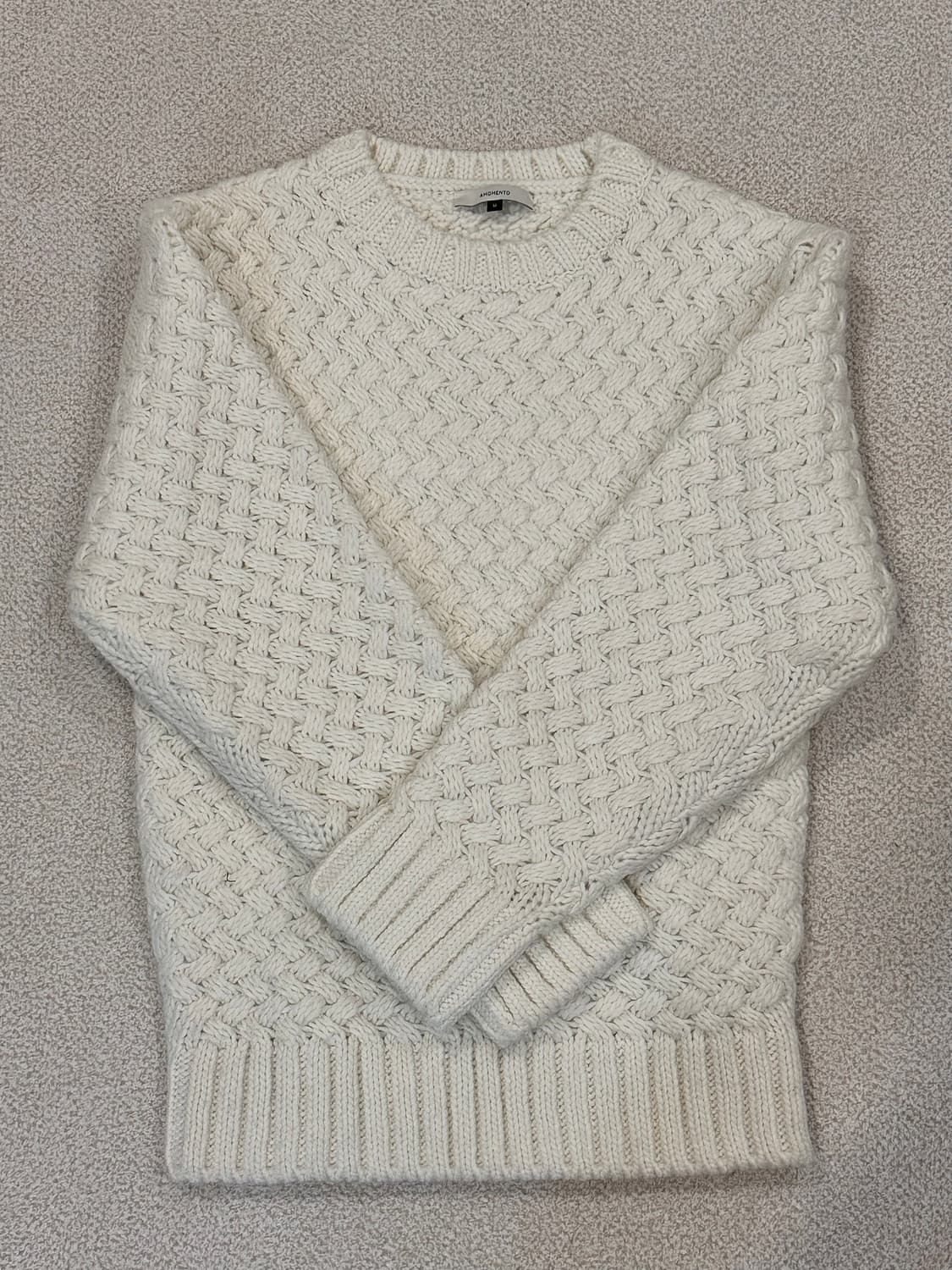 아모멘토 크로쉐 니트 CROCHET KNIT PULLOVER 상품이미지4
