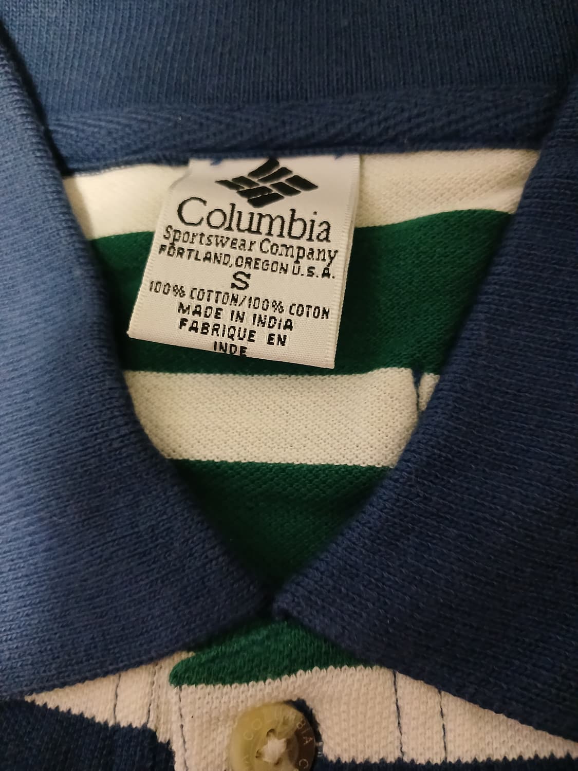 콜롬비아 90's 스트라이프 반팔 티셔츠 상품이미지2