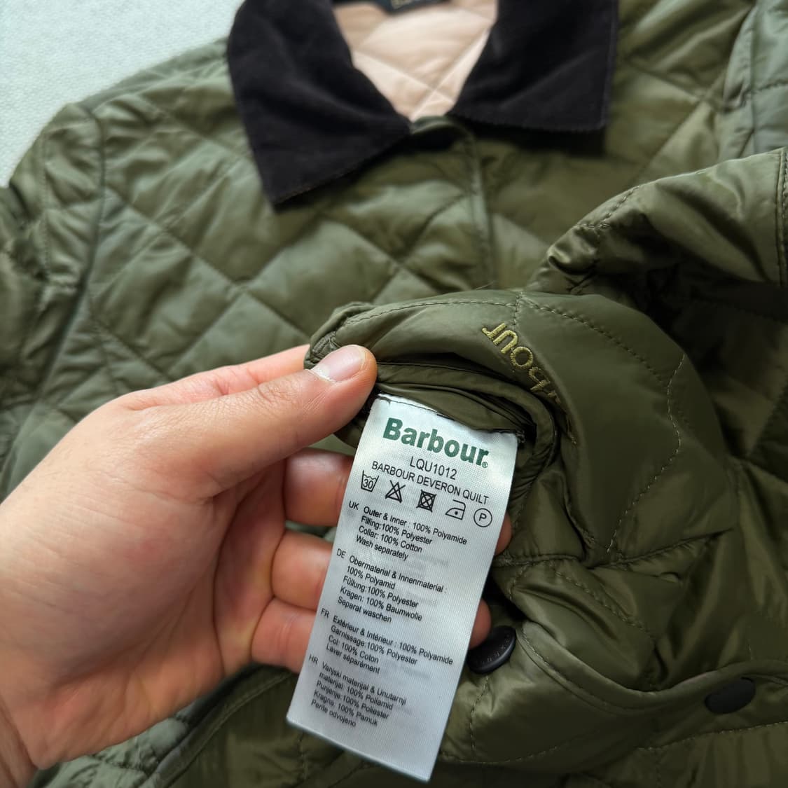 바버 Barbour 퀄팅 자켓 상품이미지5