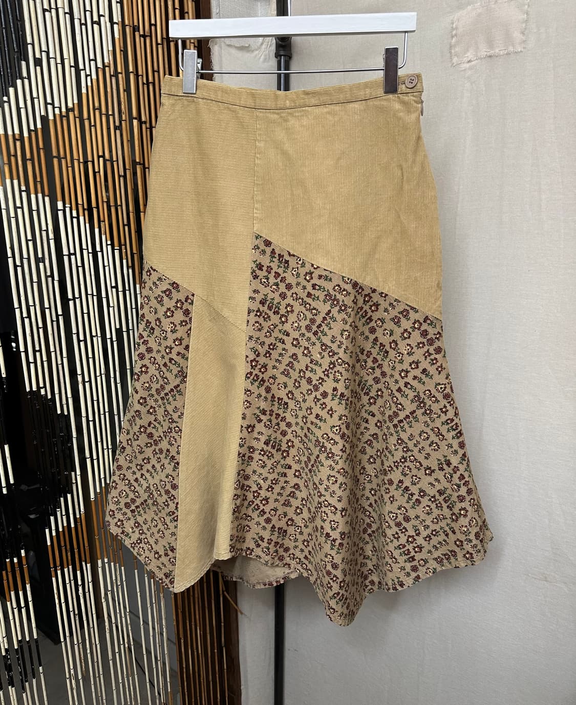 beaux-arts flower corduroy skirt  상품이미지1