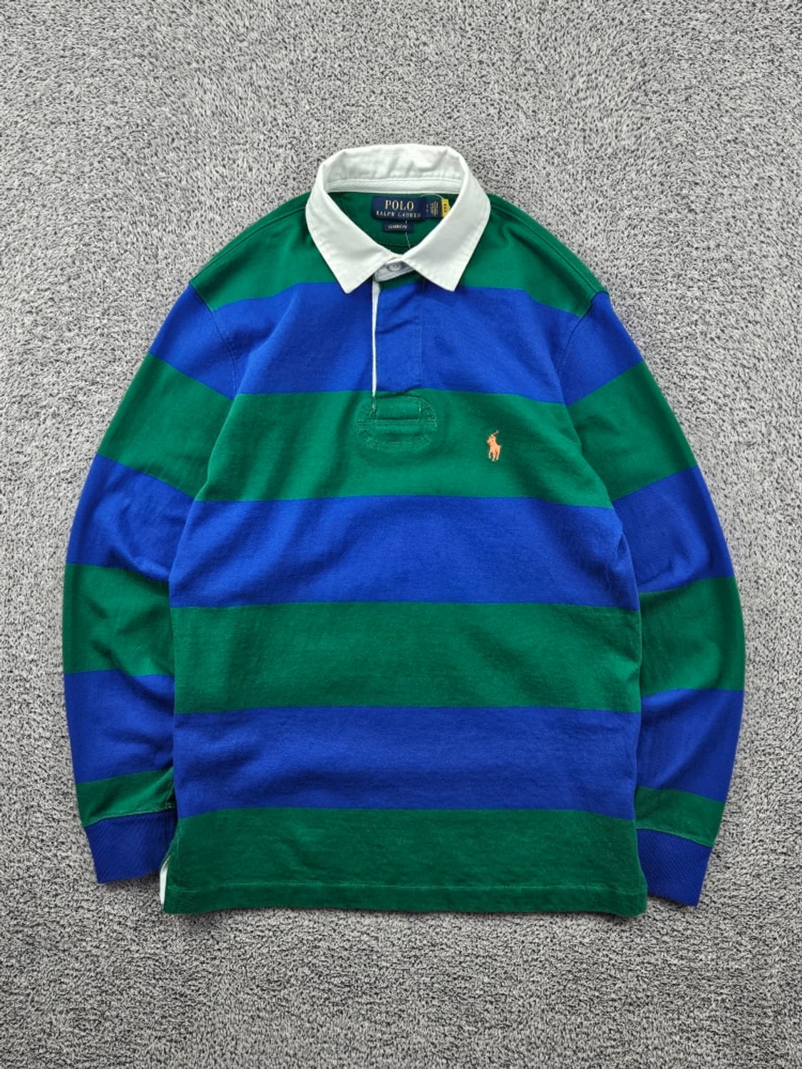 폴로랄프로렌 클래식 핏 스트라이프 럭비 티셔츠 ( S ) / 11659 상품이미지1