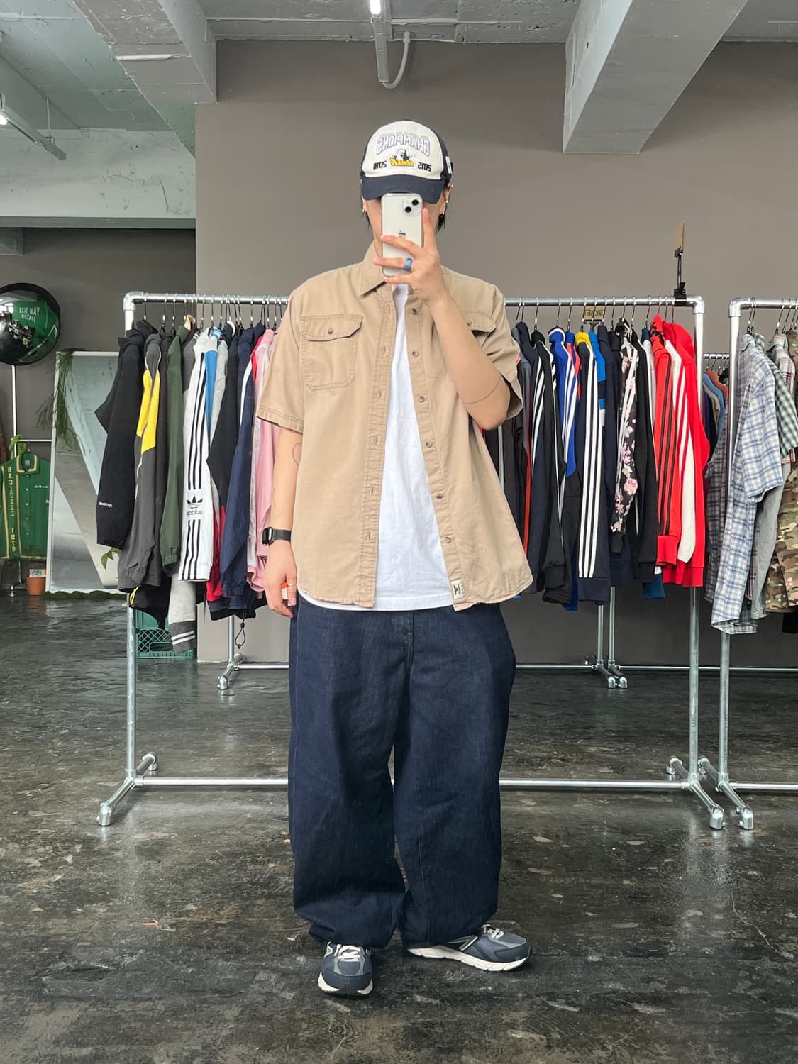 랭글러 코튼 워크 반팔 셔츠 상품이미지3