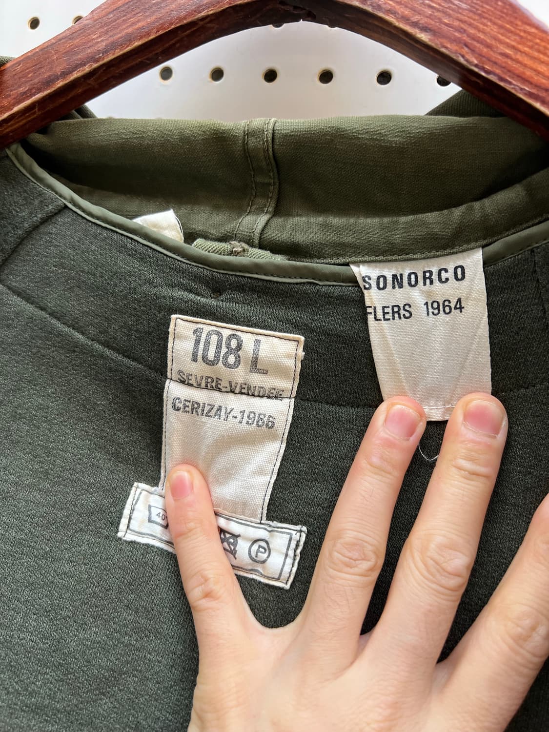 60s FRENCH ARMY M-64 MILITARY 오리지널개파카 상품이미지10