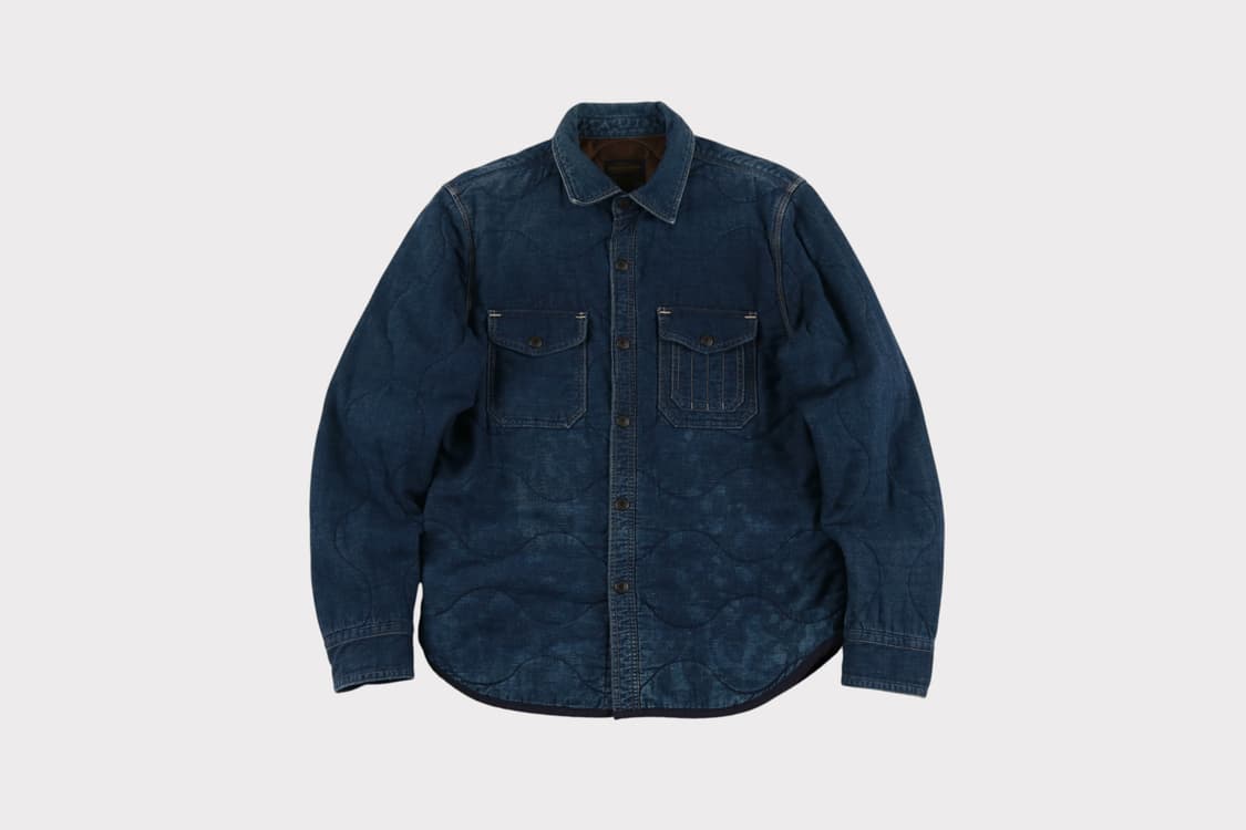 [S] 폴로 데님앤서플라이 퀼팅 데님셔츠 상품이미지1