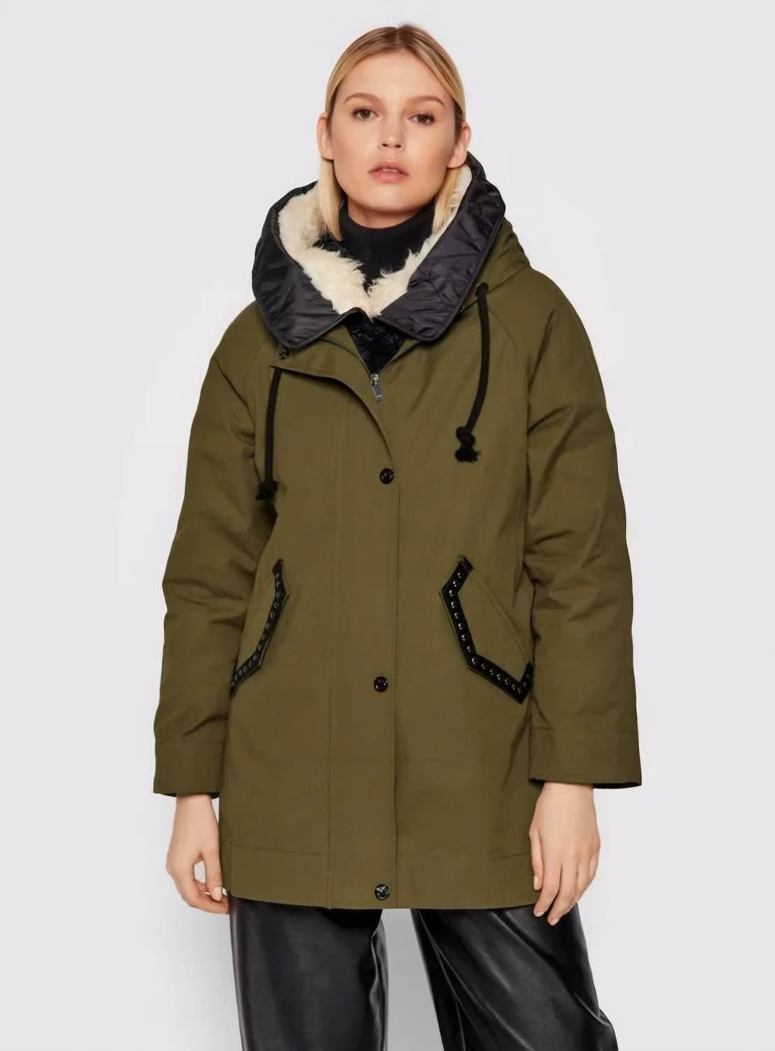 새상품 PINKO 핀코 야상 패딩 자켓 55 (안감분리) 상품이미지1