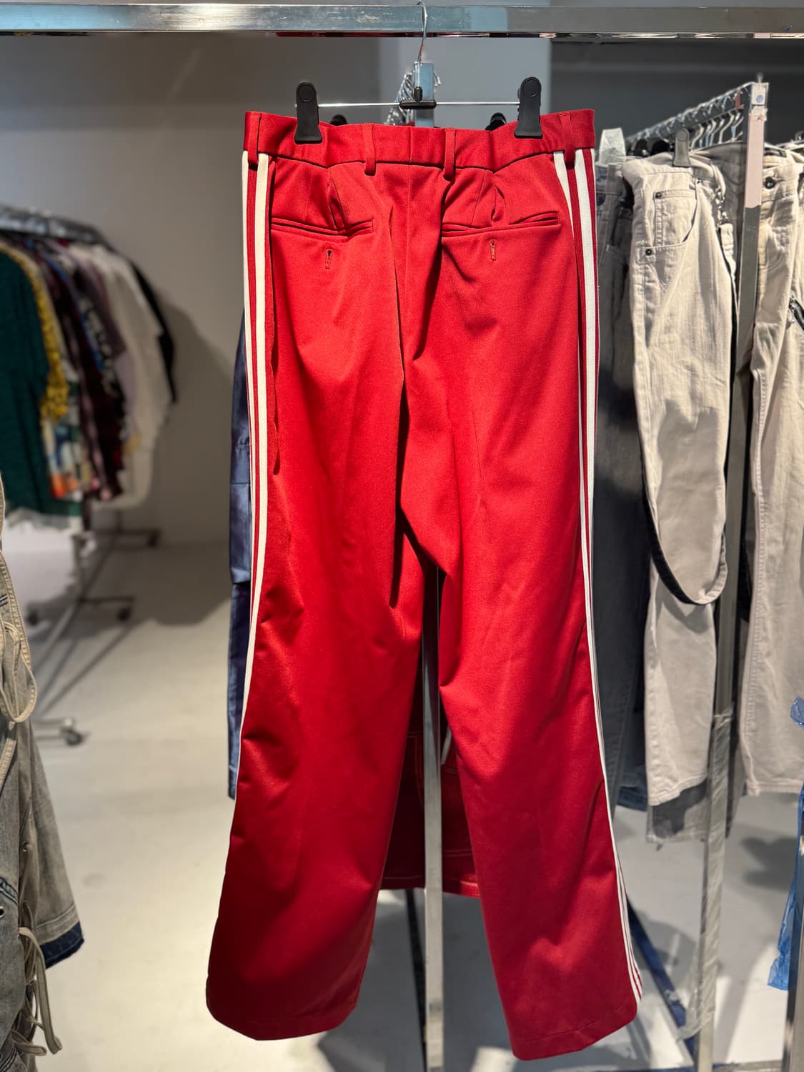 Gucci X Adidas 구찌 아디다스 삼선 트랙팬츠 (Red) 상품이미지2