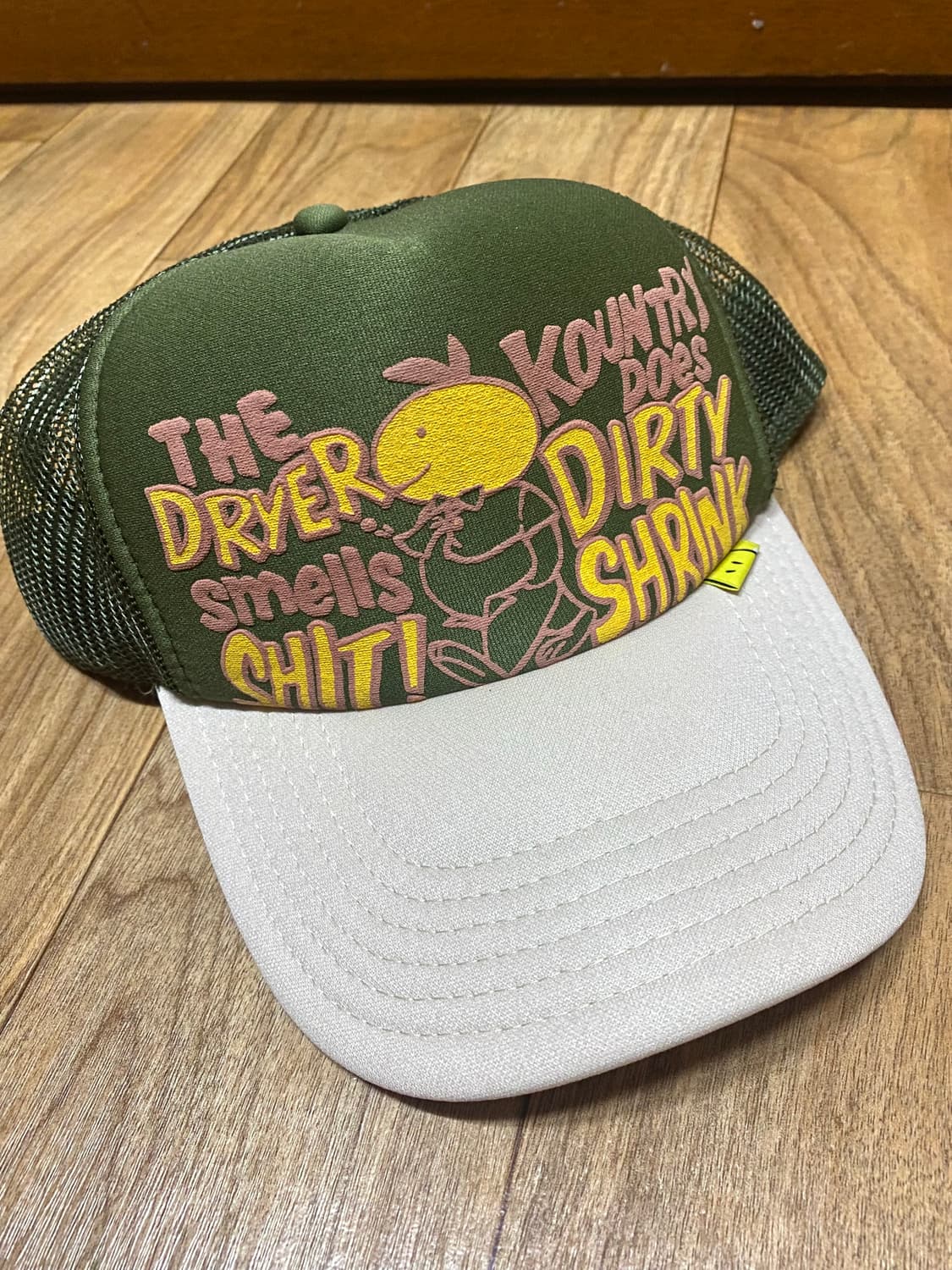 캐피탈 컨트리 더티 쉬링크 트럭캡 카키 키나리 상품이미지2