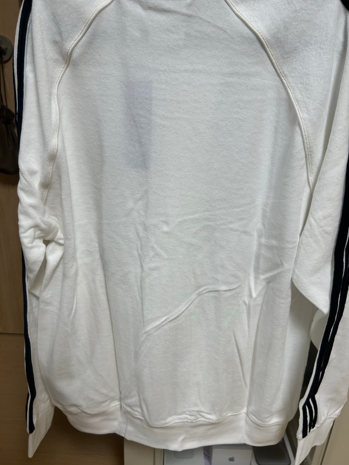 아디다스 화이트 져지 트랙탑 집업 M (새상품) 상품이미지2