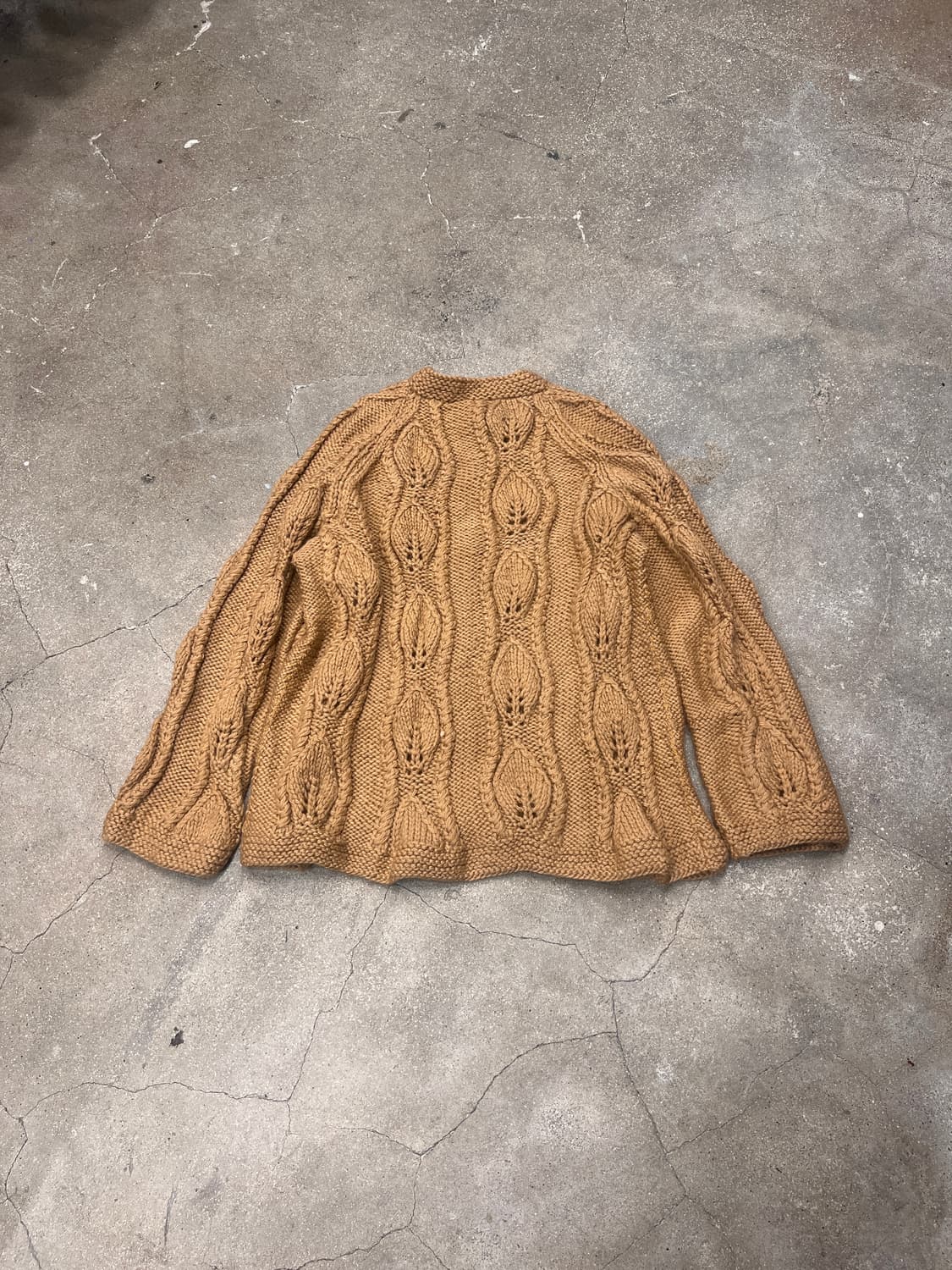 유럽 희귀 빈티지 핸드메이드 니트 가디건 상품이미지3