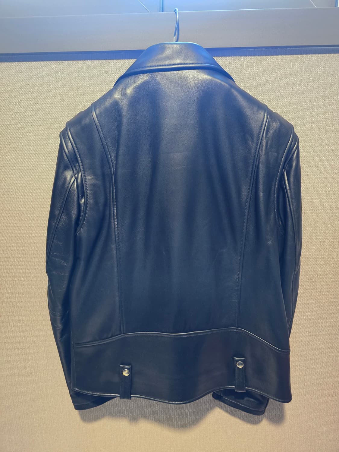 새상품급 로파이 LOFI 양가죽 램스킨 라이더 자켓 XL 상품이미지2