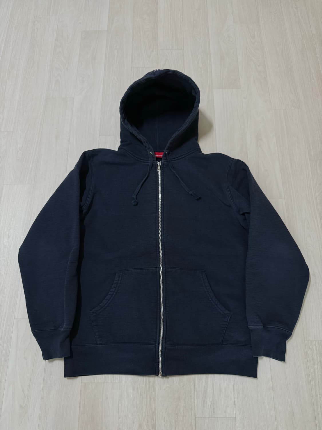 슈프림 14fw 로고 테입 후드집업 상품이미지5