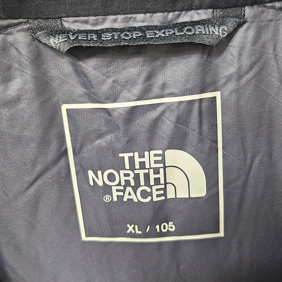 (105)XL☆우주매물☆노스페이스 테크팩 RDS 눕시[블랙] 구스다운패딩 상품이미지2