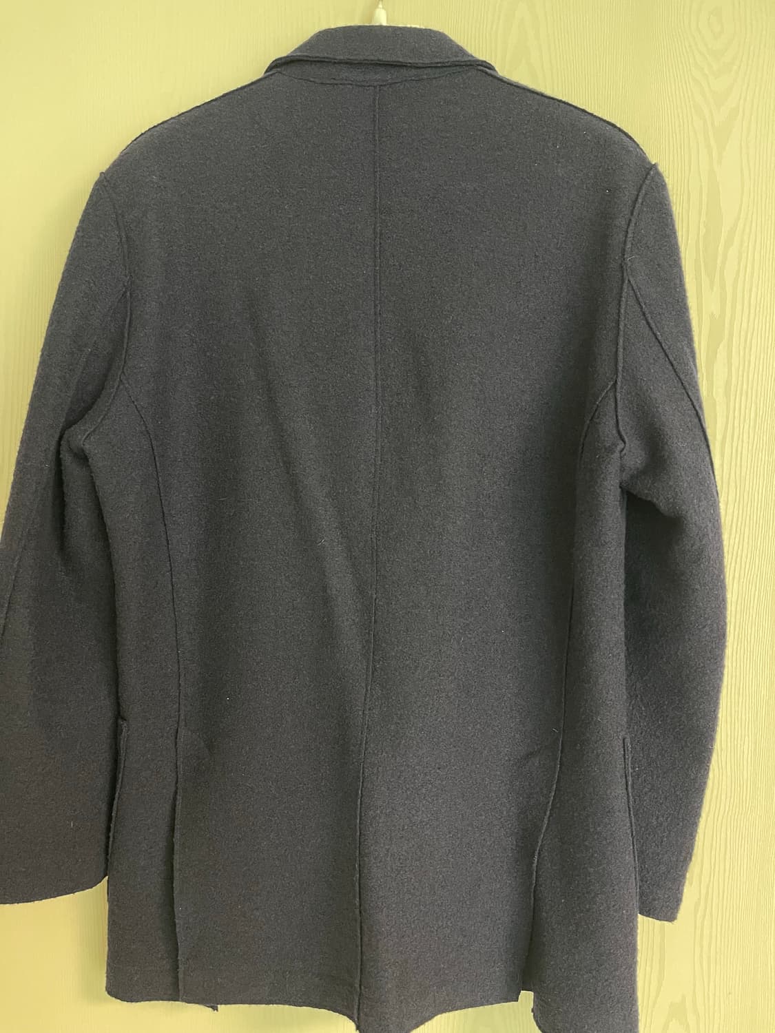 맨온더분 언컨 울 혼방 자켓 네이비 M(100) 상품이미지5