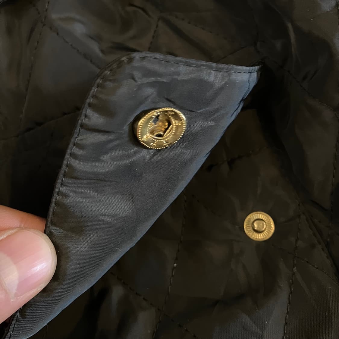 바버 인터네셔널 퀼티드 벨티드 자켓 UK16 (100) 상품이미지8