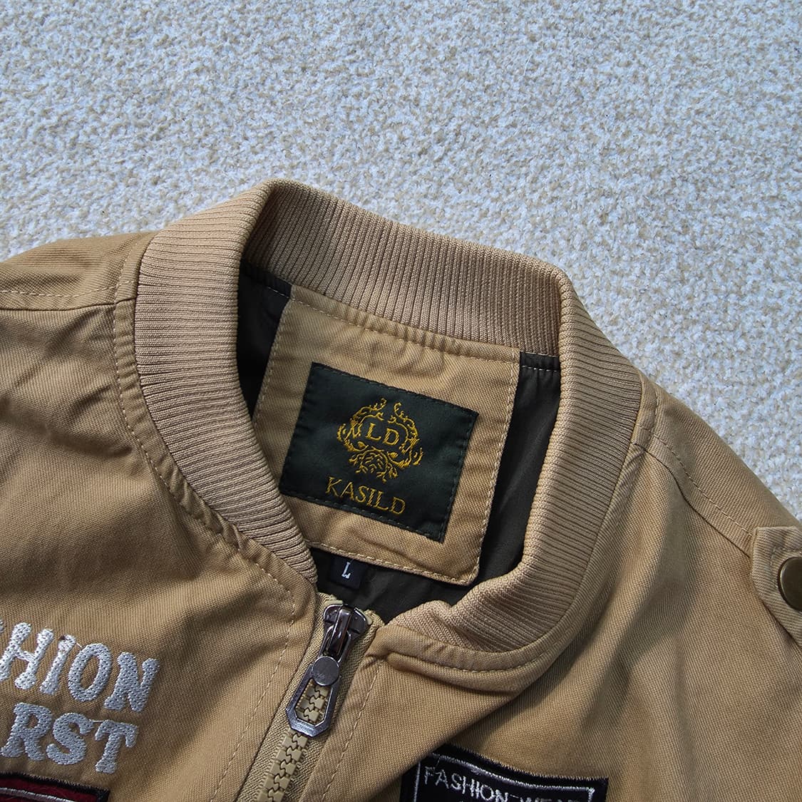 [L] KASILD 빈티지 집업 항공 자켓 1215J1 상품이미지2