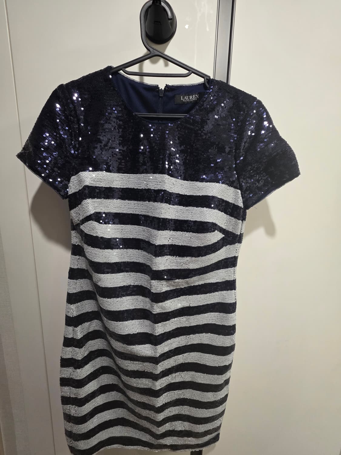 로렌 랄프로렌 스팽글 스트라이프 미니 원피스 0 상품이미지1