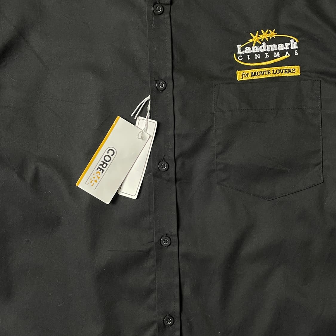 CORE 데드스탁 블랙 코튼 셔츠 A00652 상품이미지3