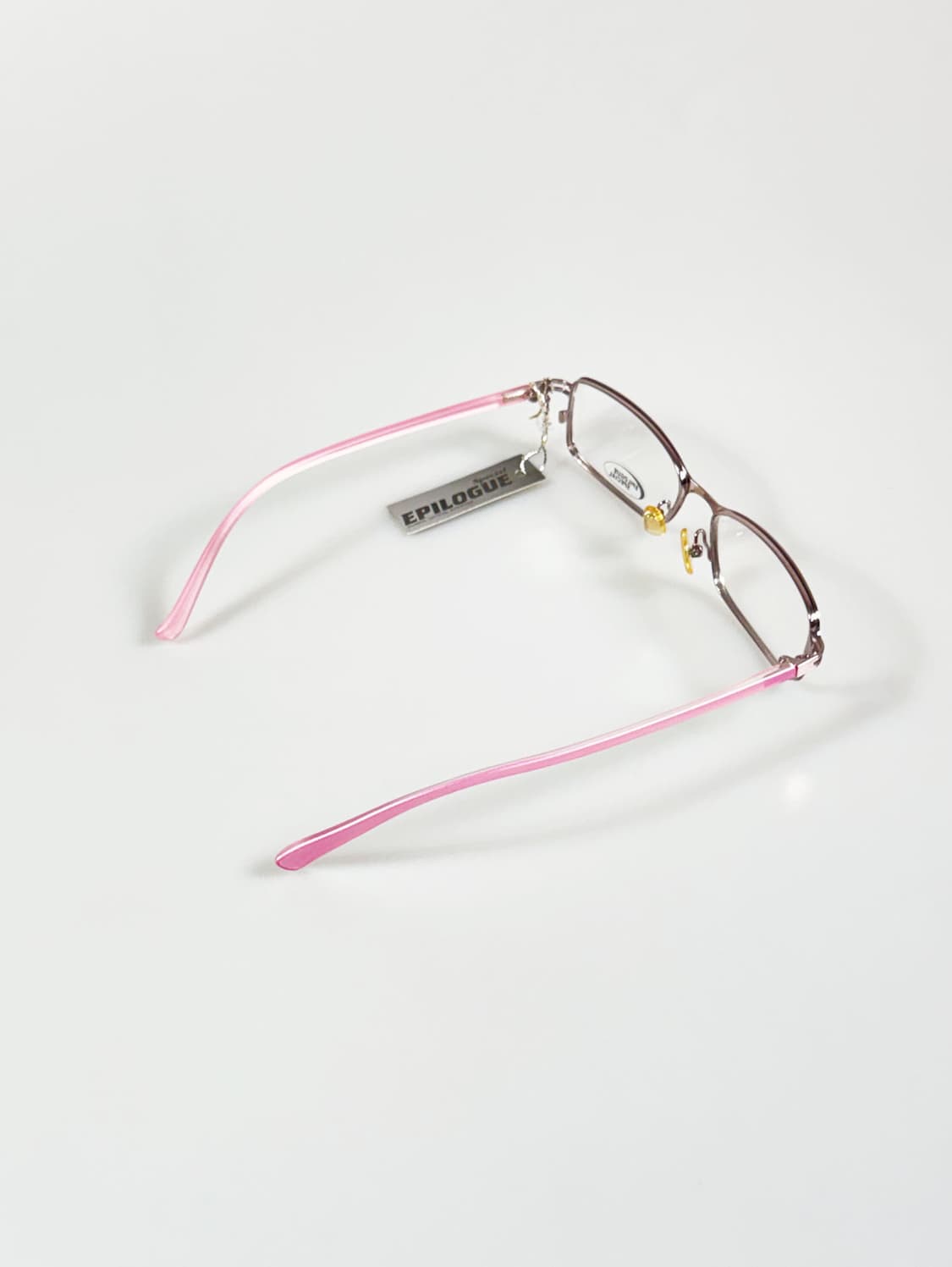 EPILOGUE 실버 슬림 스퀘어 메탈 빈티지 안경 상품이미지4