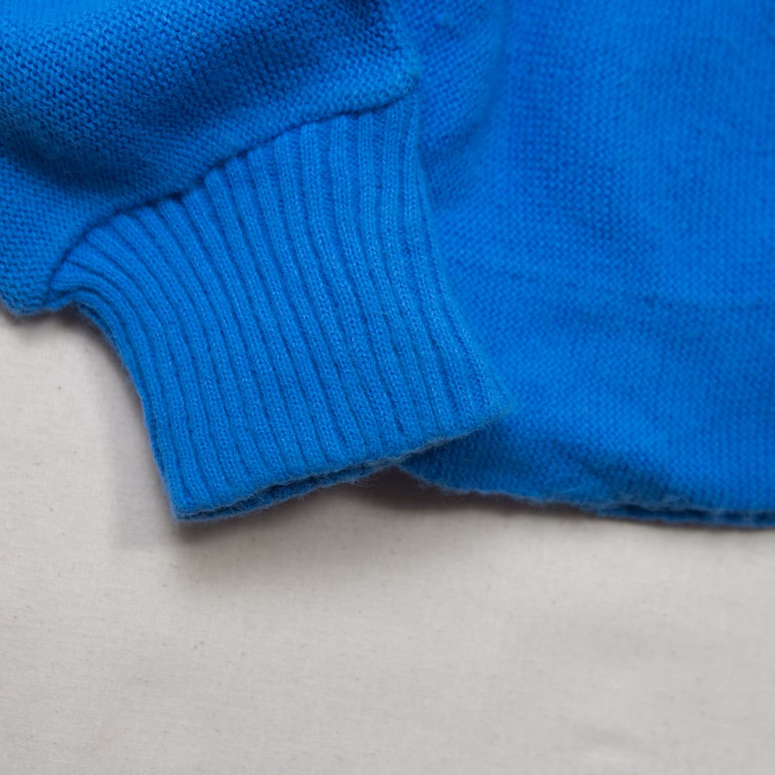 70s 버진 올른 아크릴 가디건 블루 상품이미지4