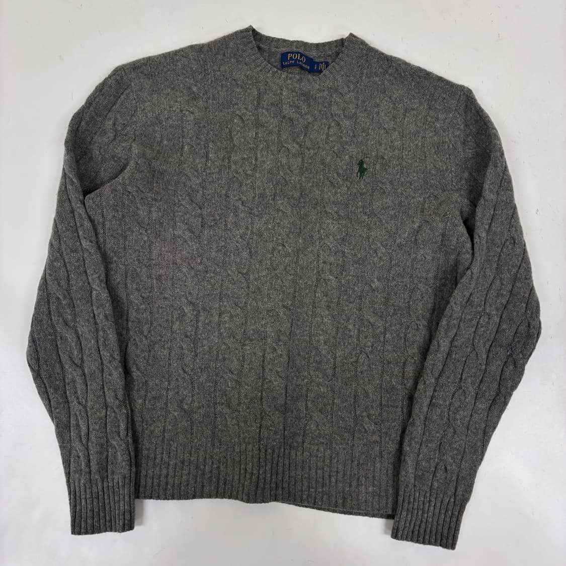 폴로 울 케이블 니트 상품이미지4