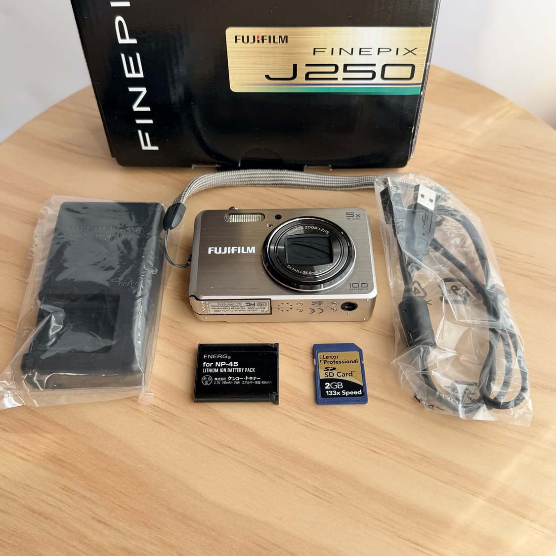 ✨풀박스✨후지필름 파인픽스 J250 실버 빈티지디카 상품이미지3