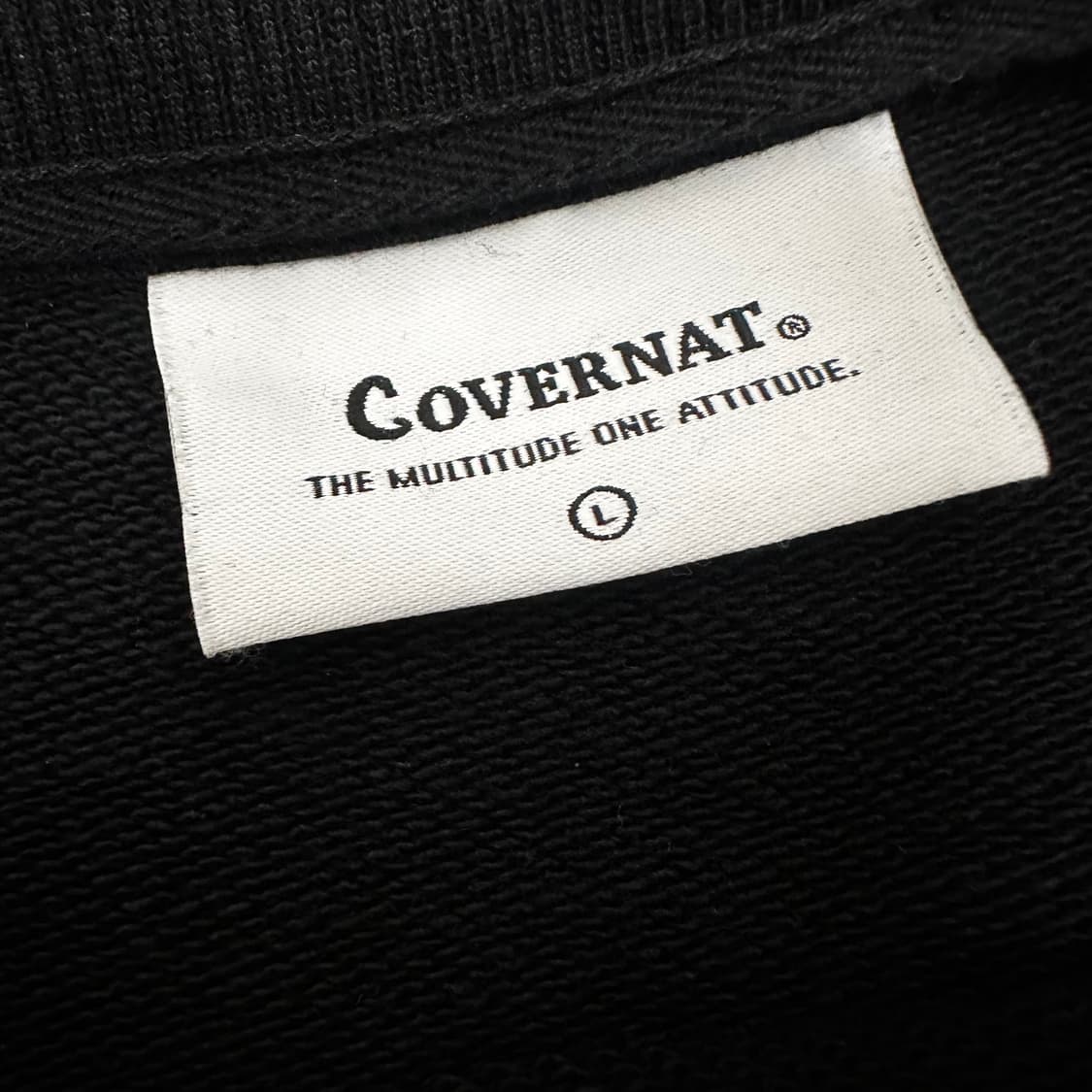 커버낫 맨투맨 블랙 L 상품이미지3