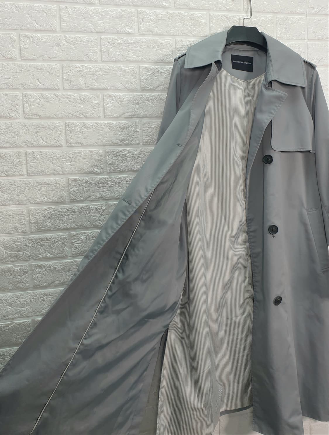 [88]비지트인뉴욕 벨티드 트렌치코트 상품이미지6