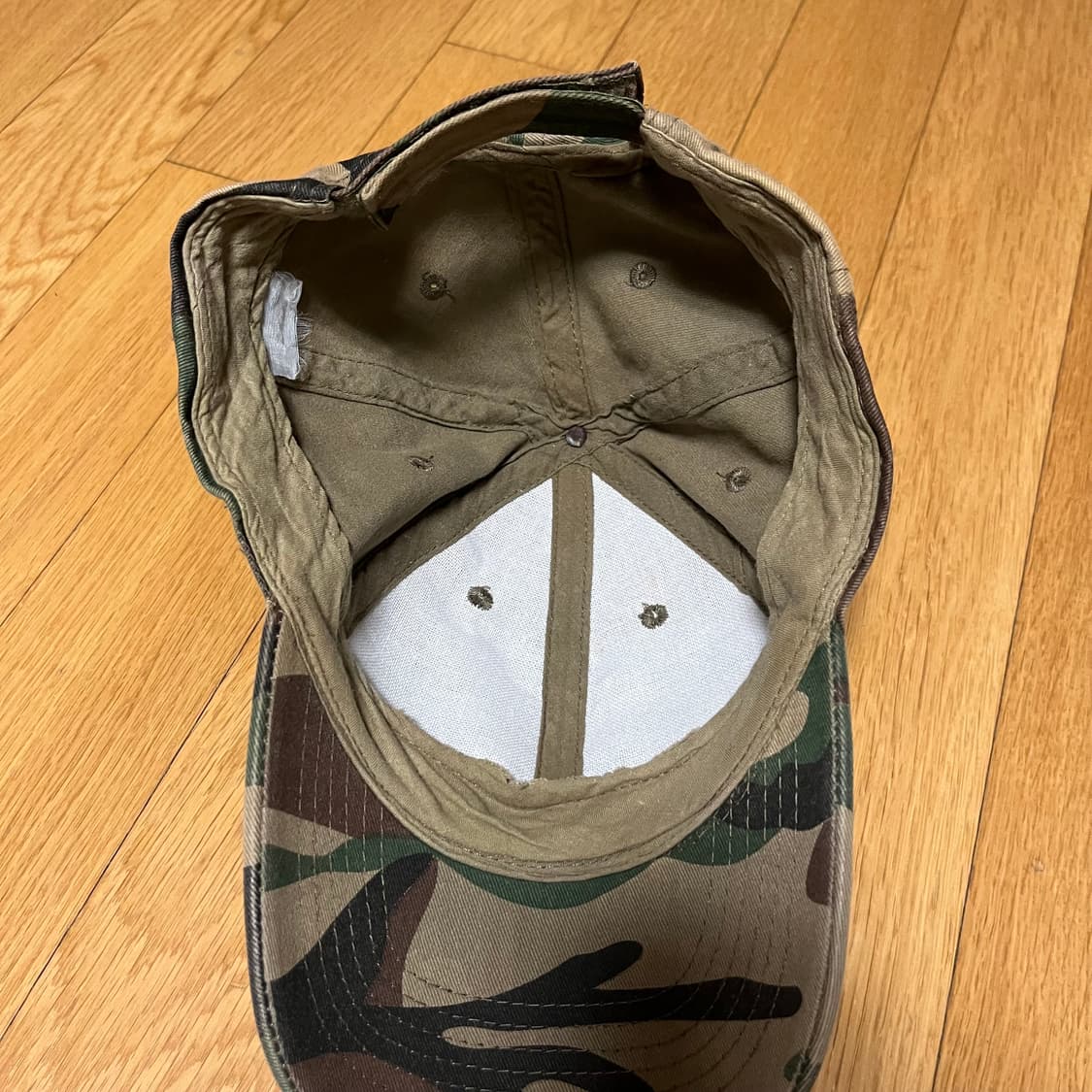 USA 빈티지 카모 볼캡 상품이미지3