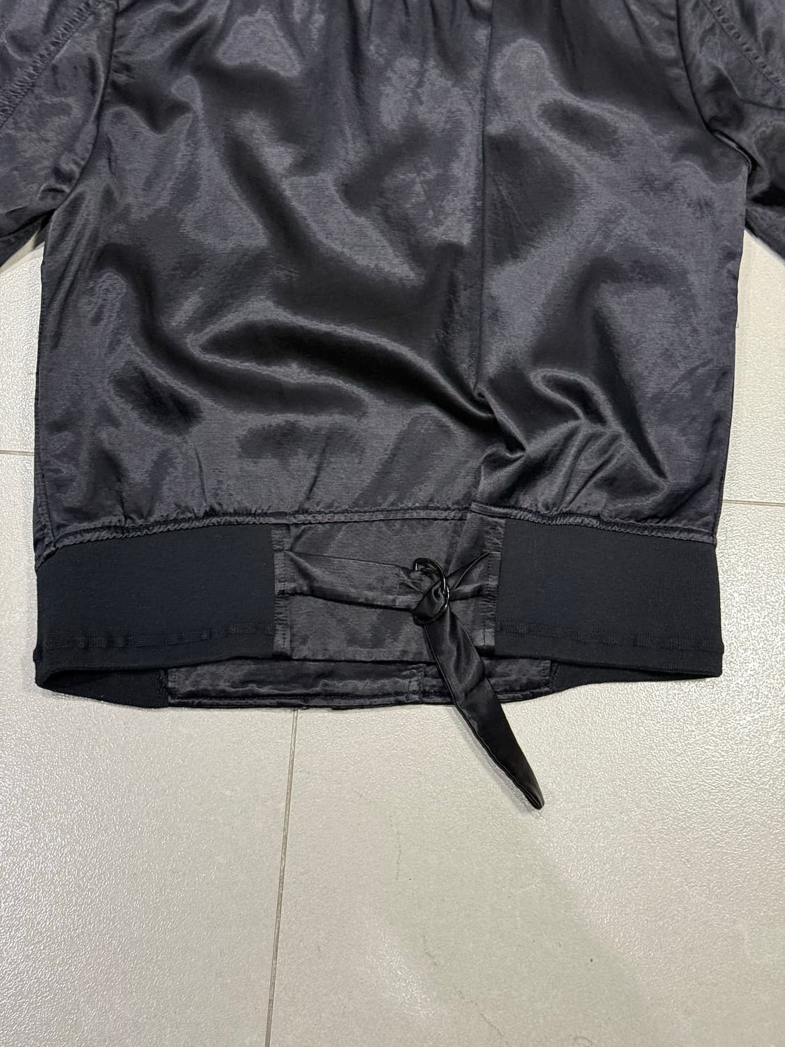 히스테릭 글래머 아카이브 히스걸 자수 사틴 라이더 자켓 상품이미지3