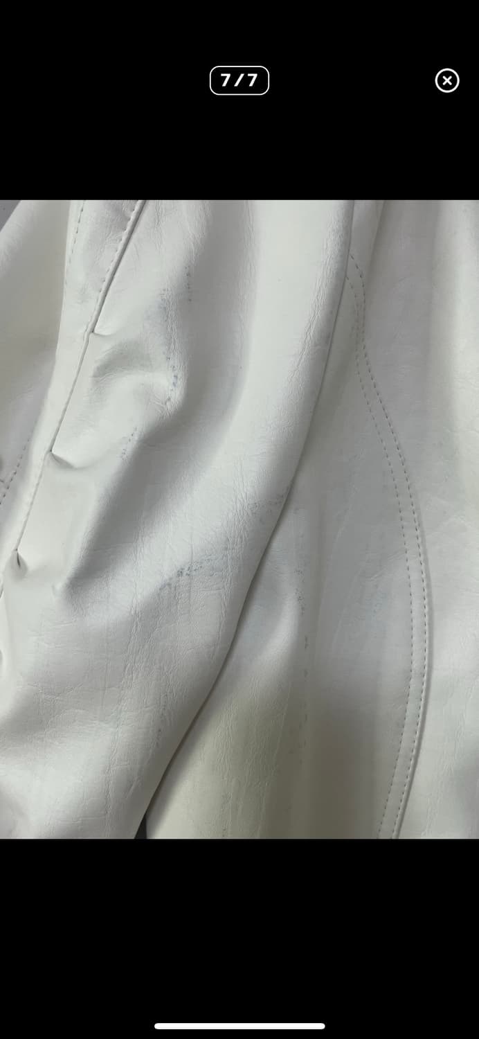 나체 셔링 레더자켓 화이트 / 셔링 자켓 , 레더자켓 nache 상품이미지2