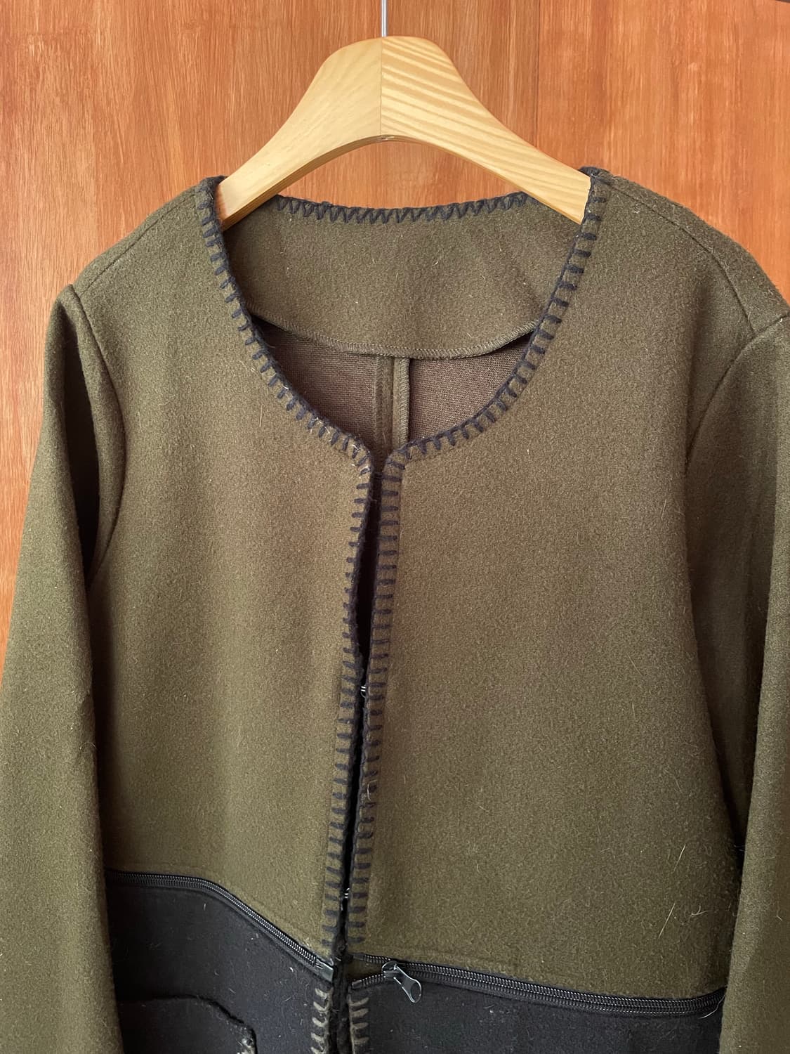 Two-way stitch wool coat 상품이미지4