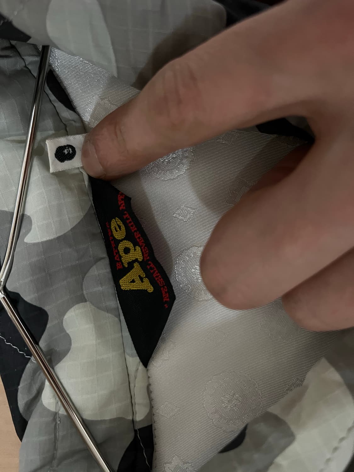 베이프 90‘s 아카이브 ABC카모 코치 경량패딩 자켓 상품이미지4