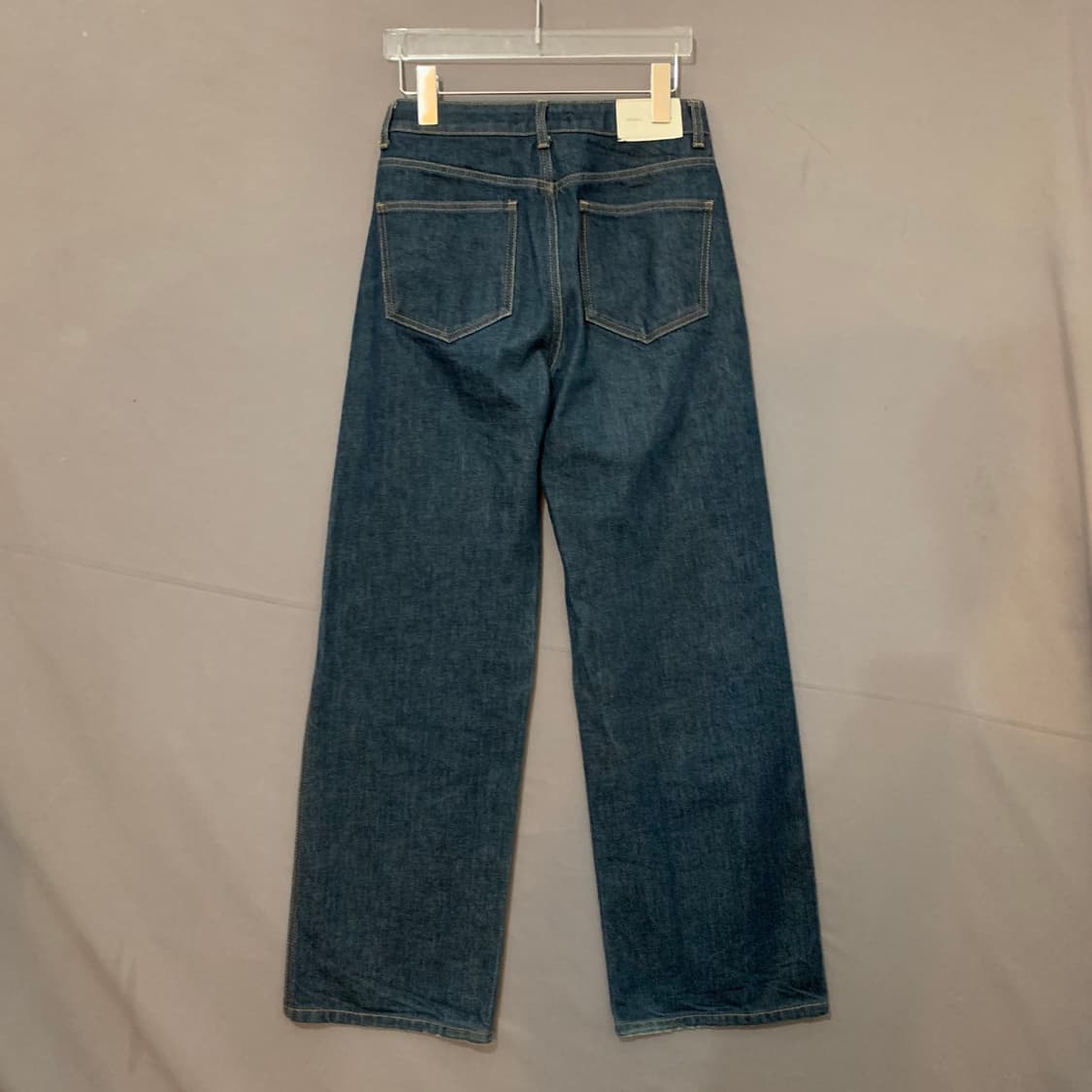 0 아모멘토 22 세미 와이드핏 데님 청바지 상품이미지2